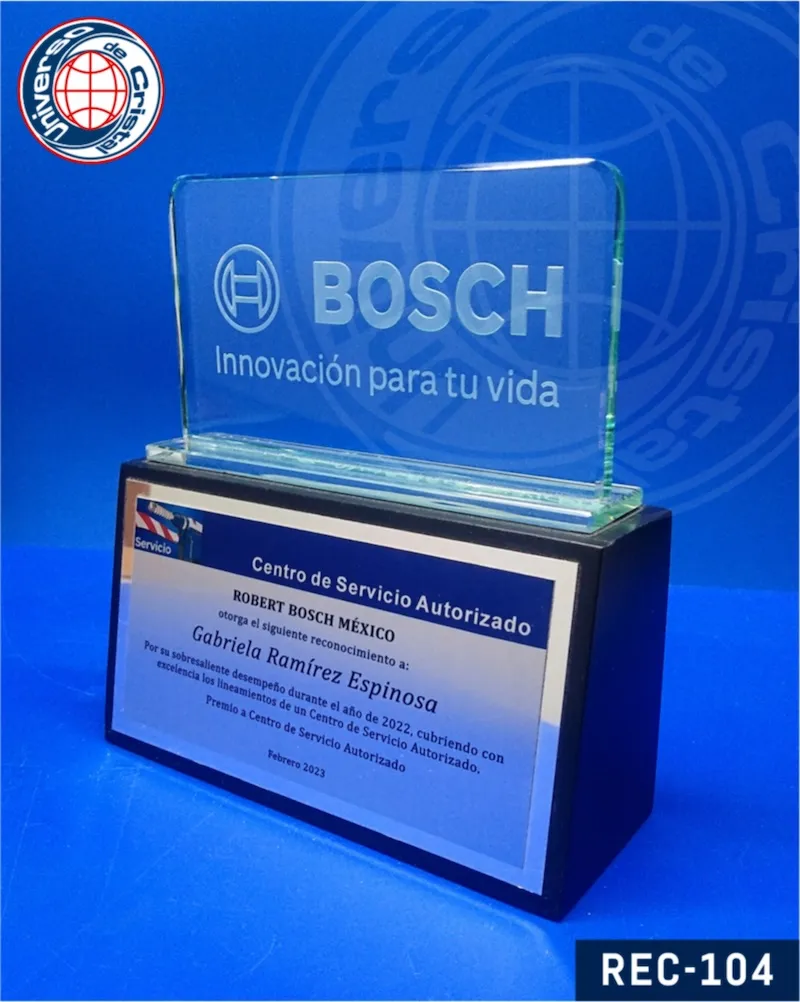 reconocimientos de cristal