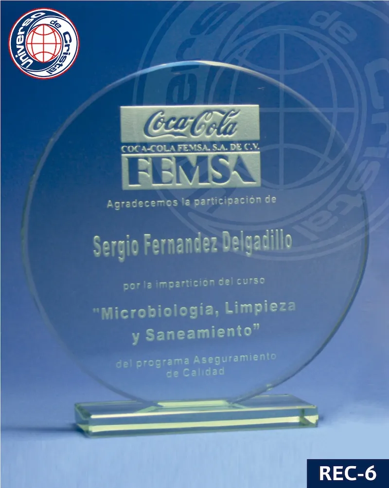 reconocimientos de cristal