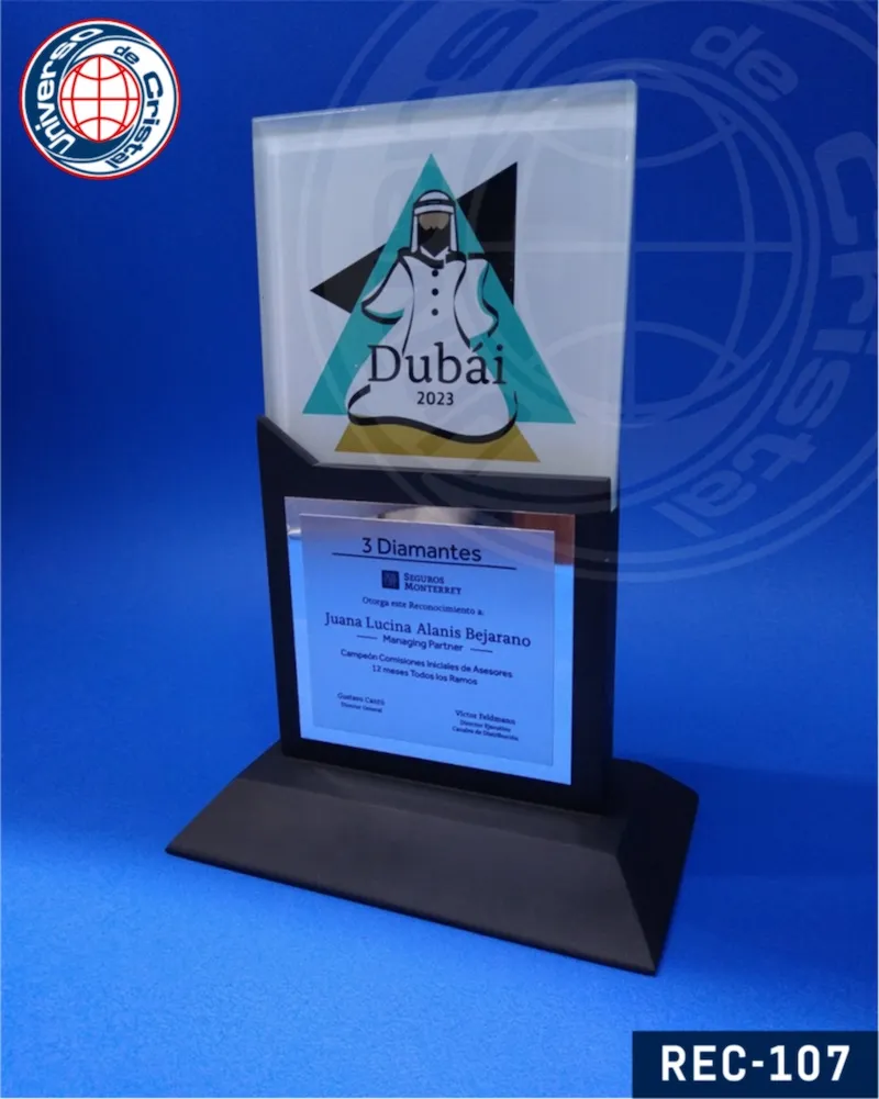 reconocimientos de cristal