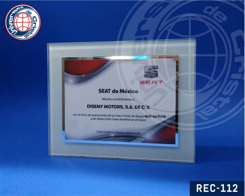 reconocimientos de cristal