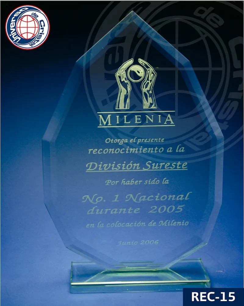 reconocimientos de cristal