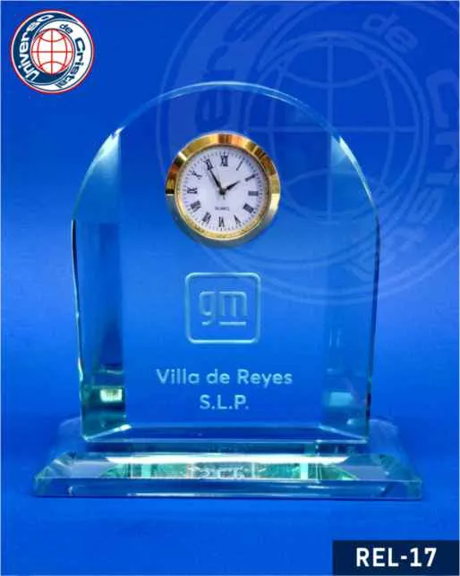 relojes de cristal